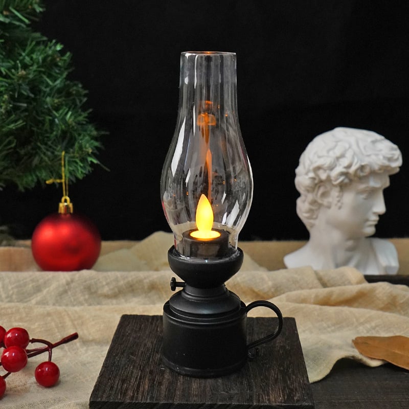 ✨Buy 3 Get 15% OFF 🕯️LED Vintage Kerosene Lamp Electronic Swing Candle🔥-9