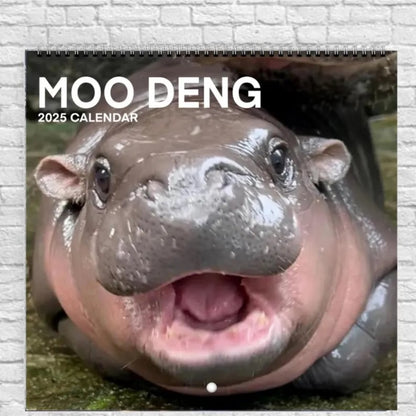 🦛Moo Deng Calendar | 2025 Calendar