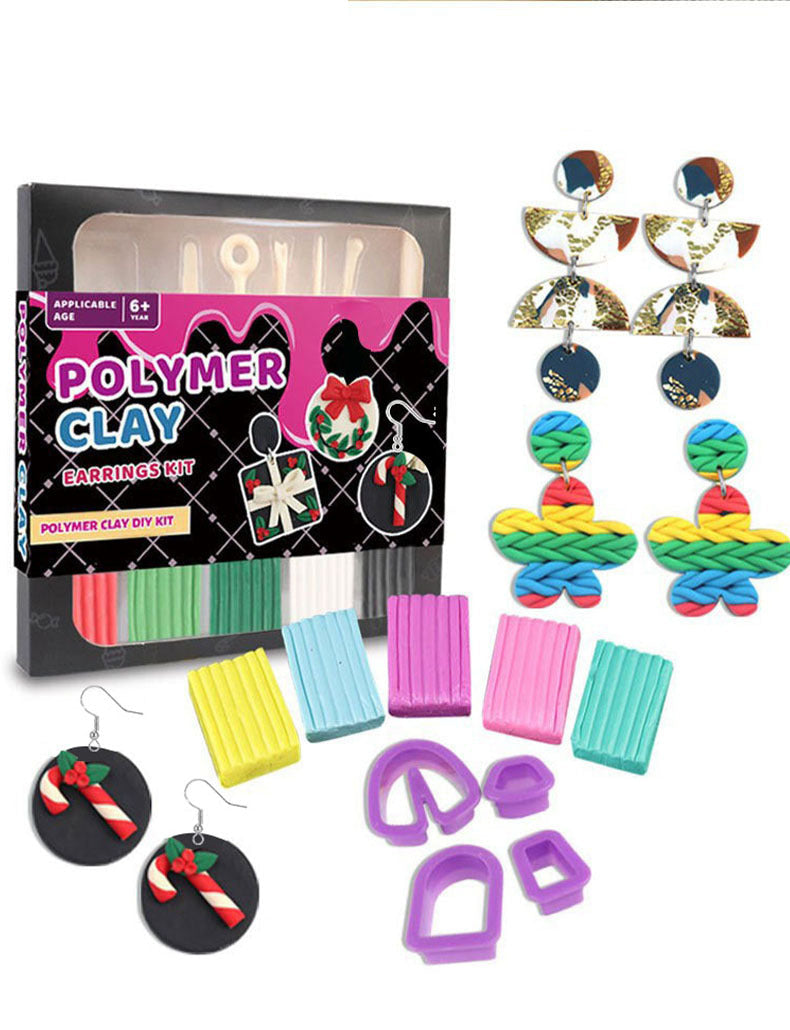 🎈Buy 2 Get 25% Off💖Polymer Clay Earrings Kit-9