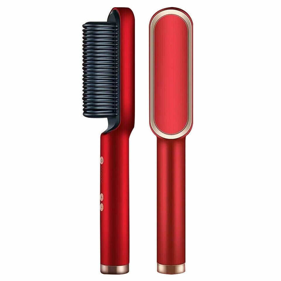 🎁2 in 1 Negative Ion Hair Straightener Styling Comb-15