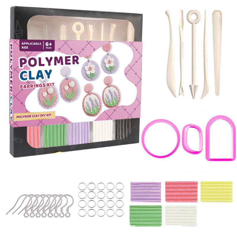 🎈Buy 2 Get 25% Off💖Polymer Clay Earrings Kit-12