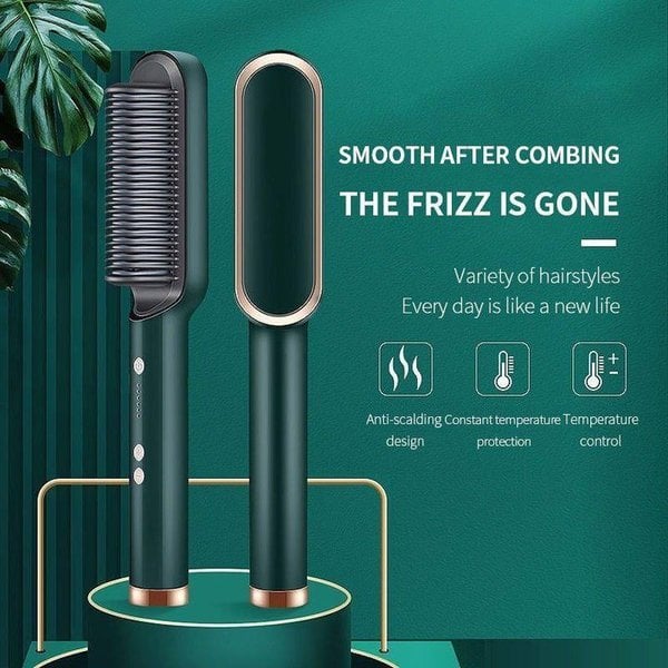 🎁2 in 1 Negative Ion Hair Straightener Styling Comb-11