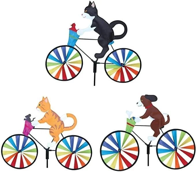 😺10% Off For One Set🐶CAT BICYCLE WIND SPINNER🚲-10