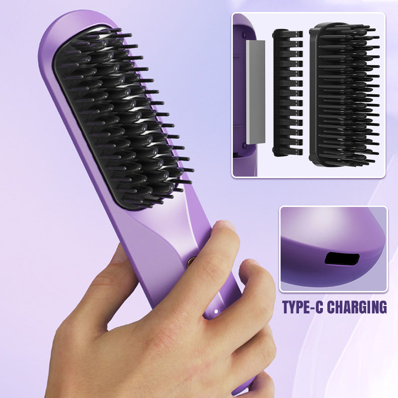 🔥LAST DAY PROMOTION SALE 49% OFF🔥Women's Hair Straightener Comb✨️💕-7